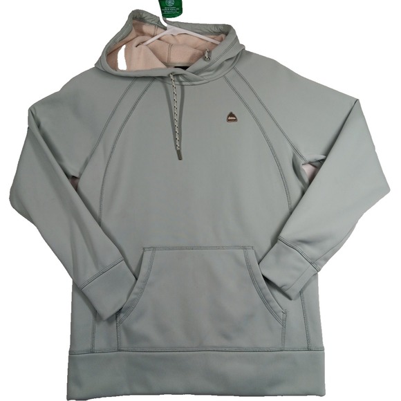Burton Women Crown Weatherproof S Pullover‎ Hoodie Fleece Ski Snow Board Dryride - Picture 1 of 10